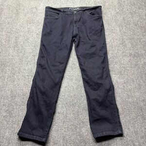 Reax 267 Jeans Mens 38x32 Blue Slim Straight Motorcycle Dyneema w/ Knee Pads